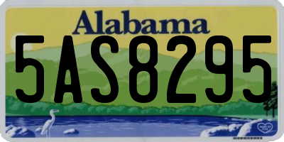AL license plate 5AS8295