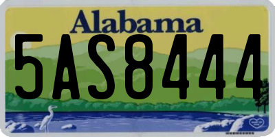 AL license plate 5AS8444