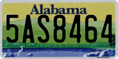 AL license plate 5AS8464