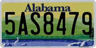 AL license plate 5AS8479