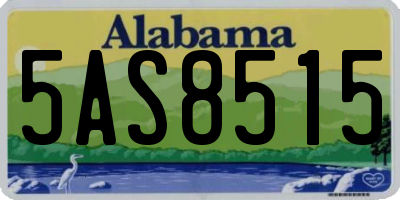 AL license plate 5AS8515