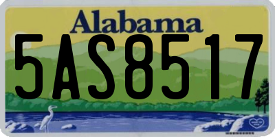 AL license plate 5AS8517