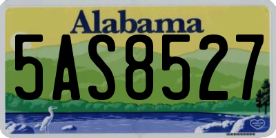 AL license plate 5AS8527