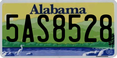 AL license plate 5AS8528