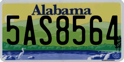 AL license plate 5AS8564