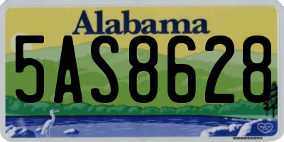 AL license plate 5AS8628