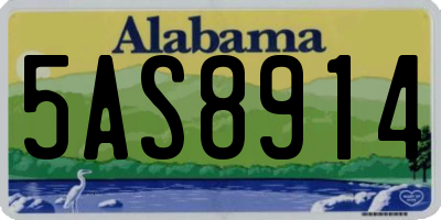 AL license plate 5AS8914