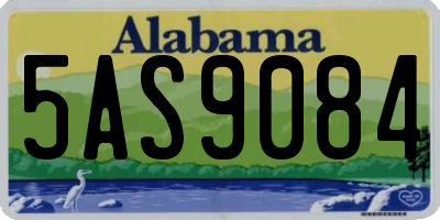 AL license plate 5AS9084