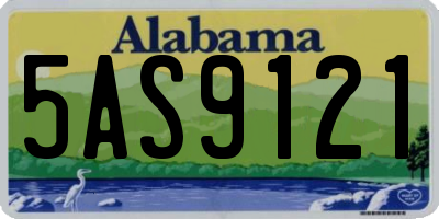 AL license plate 5AS9121