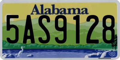 AL license plate 5AS9128