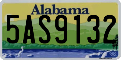 AL license plate 5AS9132