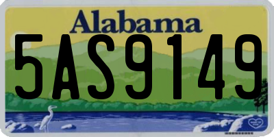 AL license plate 5AS9149