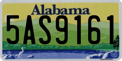 AL license plate 5AS9161