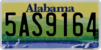 AL license plate 5AS9164