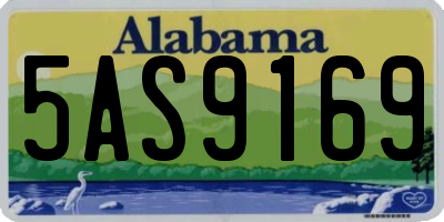 AL license plate 5AS9169