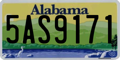 AL license plate 5AS9171