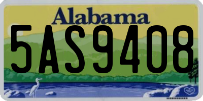 AL license plate 5AS9408