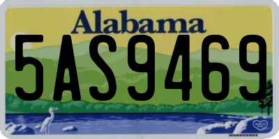 AL license plate 5AS9469