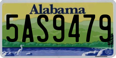 AL license plate 5AS9479