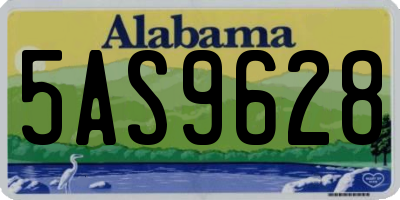 AL license plate 5AS9628