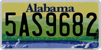 AL license plate 5AS9682