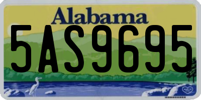 AL license plate 5AS9695