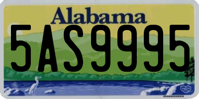 AL license plate 5AS9995
