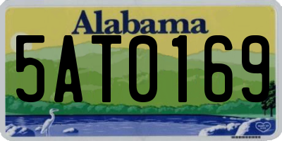 AL license plate 5AT0169
