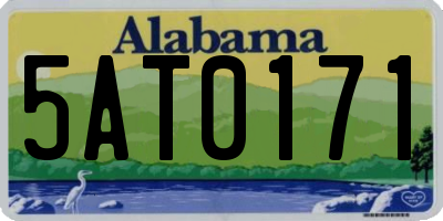 AL license plate 5AT0171
