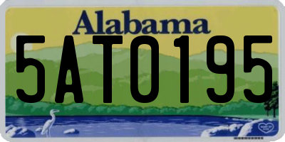 AL license plate 5AT0195