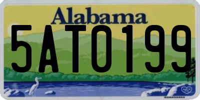 AL license plate 5AT0199