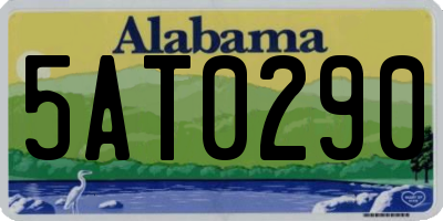 AL license plate 5AT0290