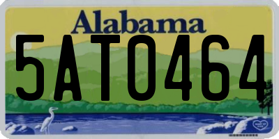 AL license plate 5AT0464