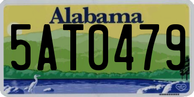 AL license plate 5AT0479
