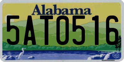 AL license plate 5AT0516