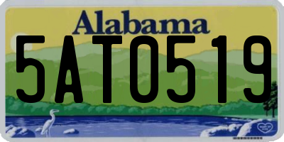 AL license plate 5AT0519