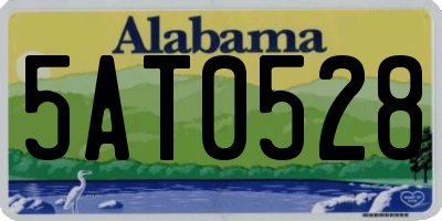 AL license plate 5AT0528