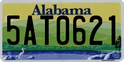 AL license plate 5AT0621