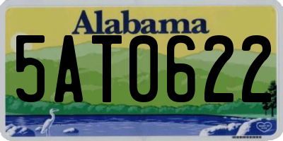 AL license plate 5AT0622