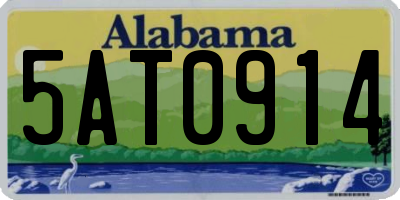 AL license plate 5AT0914