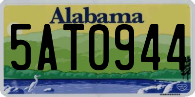 AL license plate 5AT0944