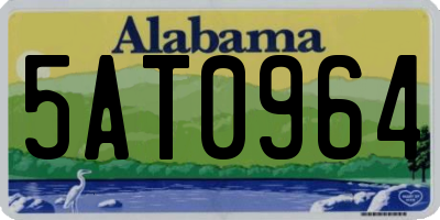 AL license plate 5AT0964