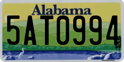 AL license plate 5AT0994