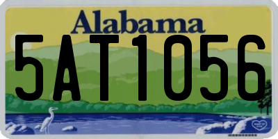 AL license plate 5AT1056