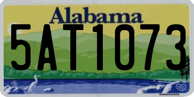 AL license plate 5AT1073