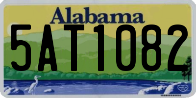 AL license plate 5AT1082