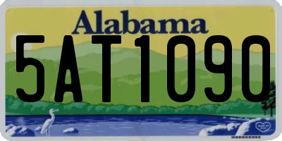 AL license plate 5AT1090