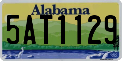 AL license plate 5AT1129