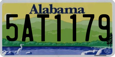 AL license plate 5AT1179