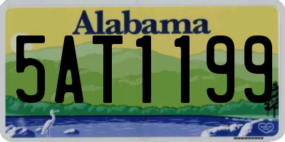AL license plate 5AT1199